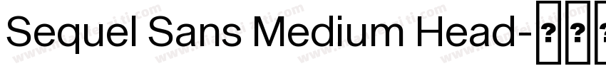 Sequel Sans Medium Head字体转换
